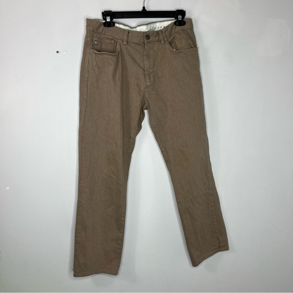 Linksoul Other - Linksoul Size 33 Regular 5-Pocket Colored Denim Stretch Straight Jeans Fern